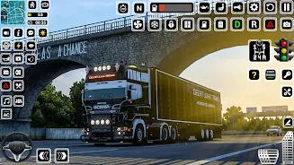 Euro Truck Driving Games 3D Ekran Görüntüsü 2