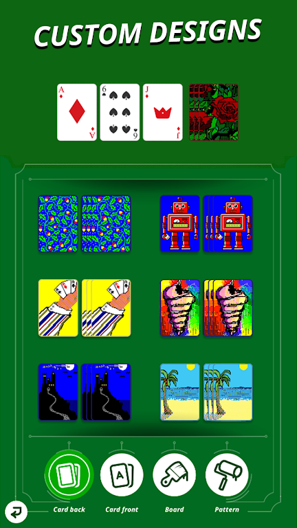 Solitaire - 3 in 1 Card games 스크린샷 2