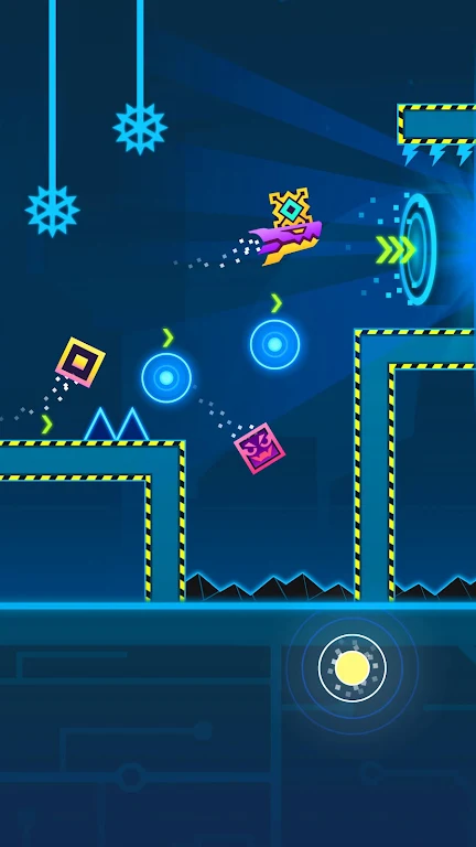 Block Dash: Geometry Jump Captura de pantalla 1