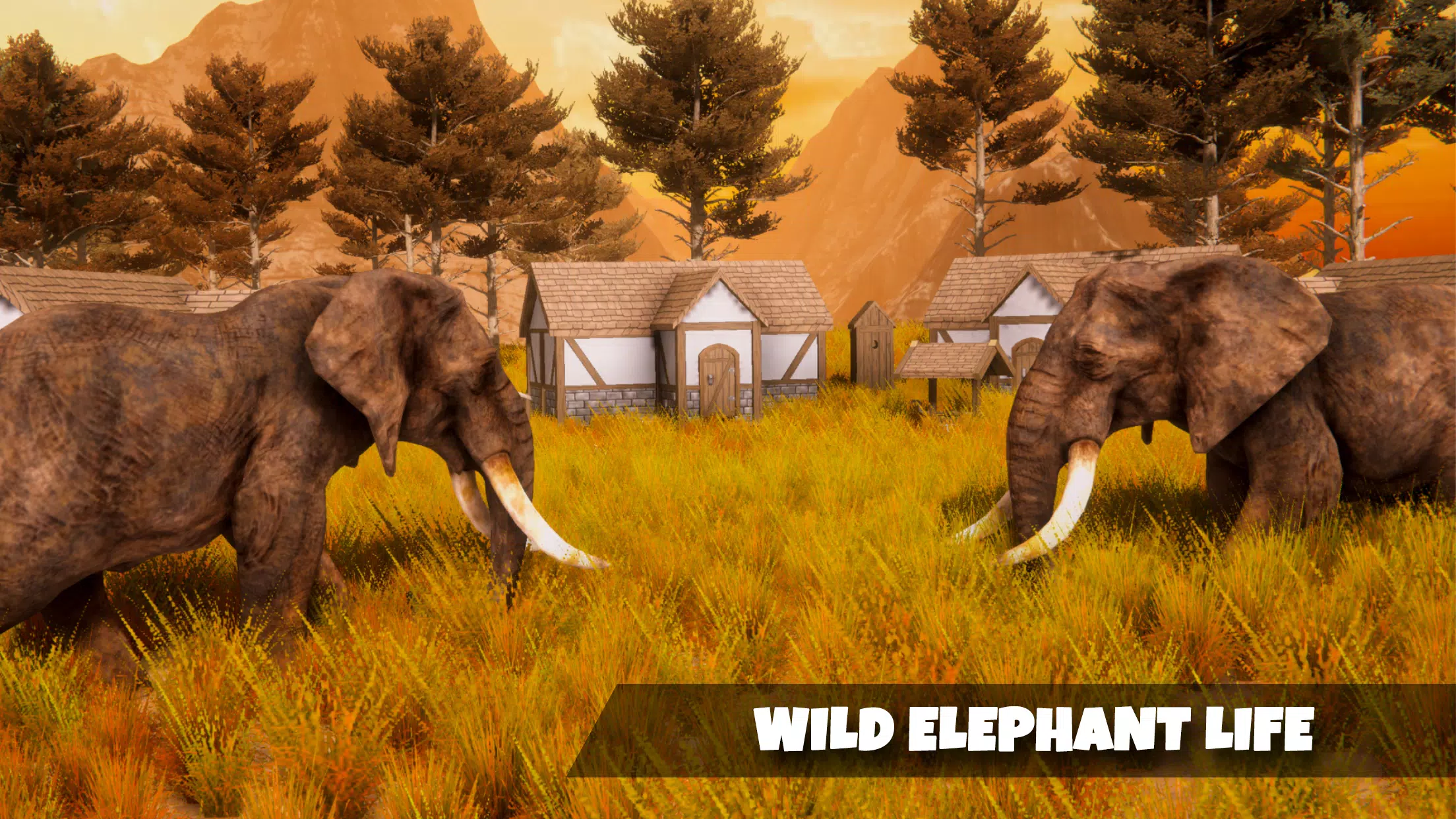 Elephant Simulator Wild Life 螢幕截圖 1