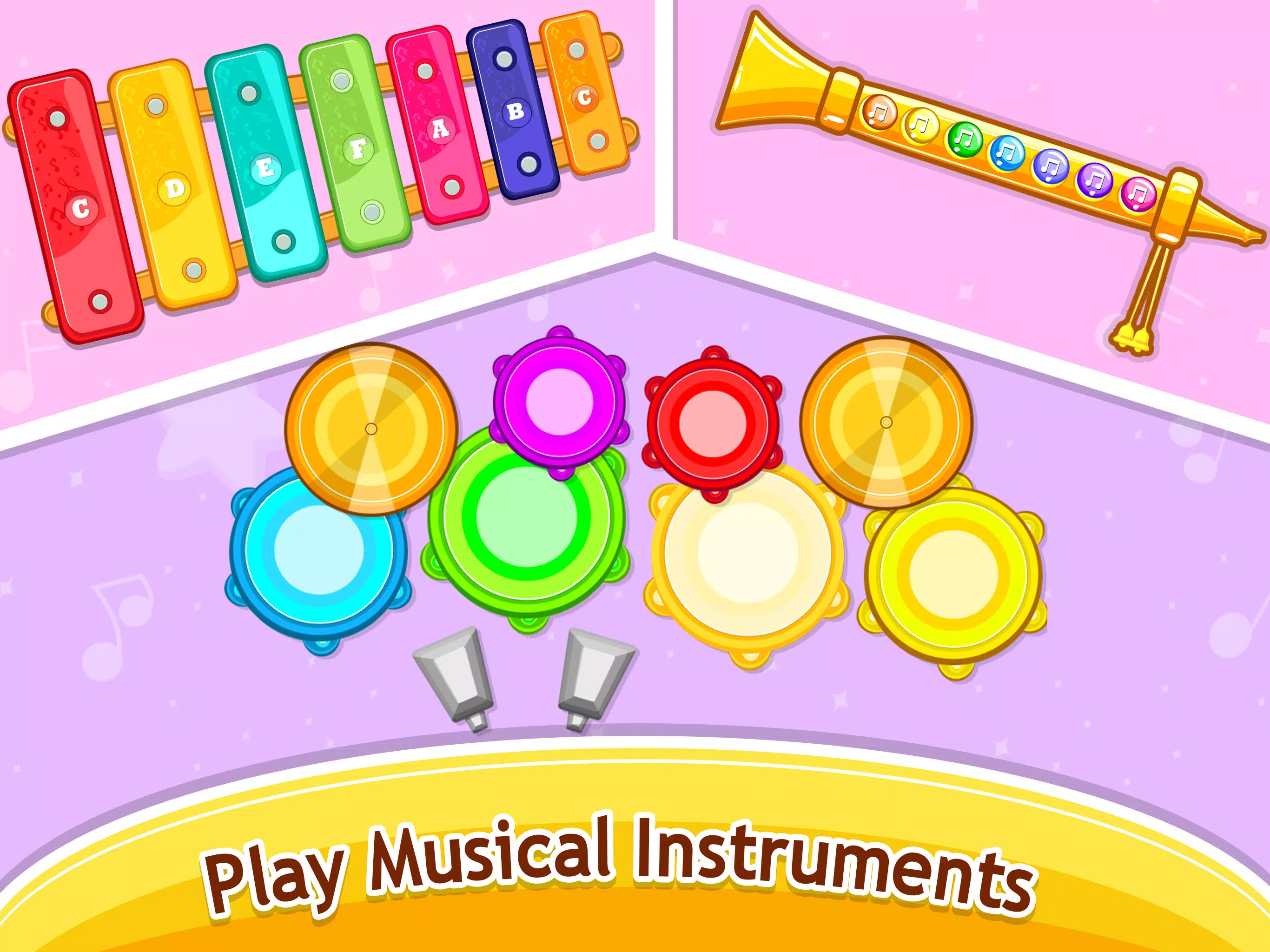 Kids Music piano - games スクリーンショット 1