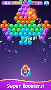 Bubble Shooter Gem Puzzle Pop Captura de pantalla 1