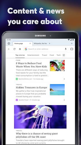 Opera browser beta with AI Screenshot 2