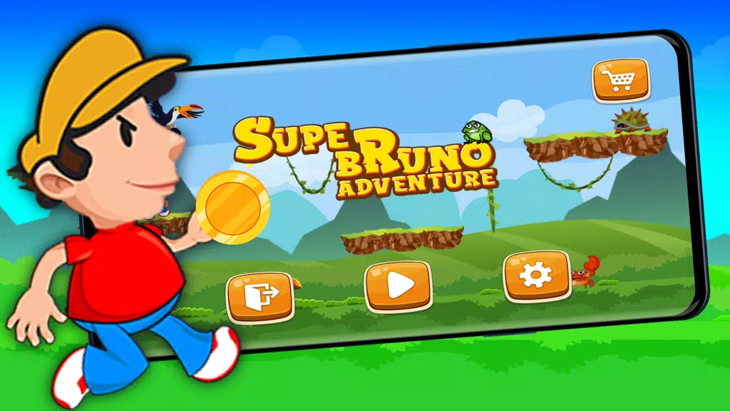 Super Bruno Adventures ဖန်သားပြင်ဓာတ်ပုံ 0