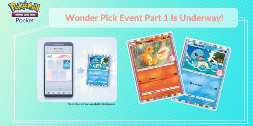 Le JCC Pokémon organise un événement Wonder Pick avec Salamèche et Carapuce