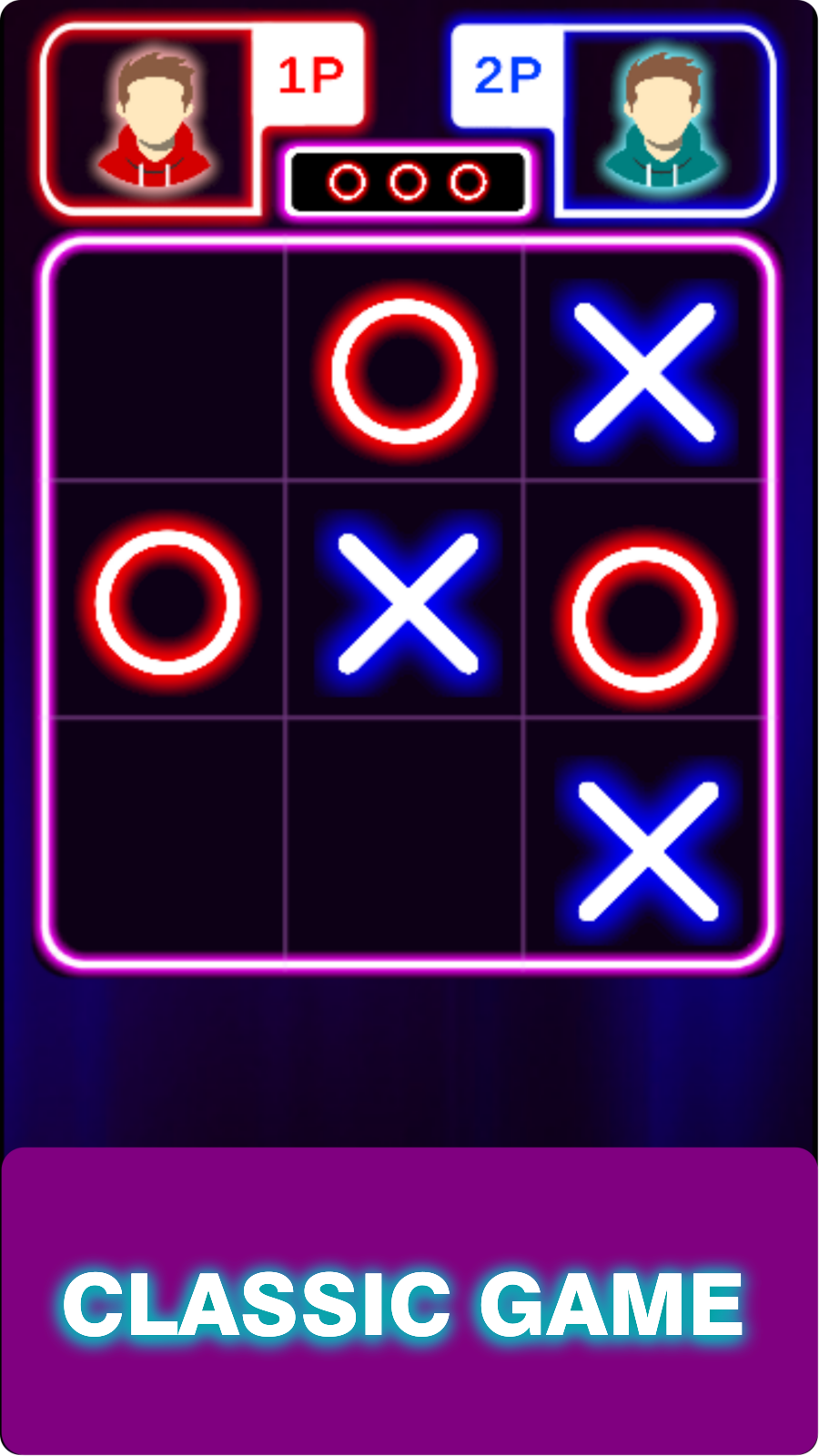 Tic Tac Toe Home : 2 Player XO ဖန်သားပြင်ဓာတ်ပုံ 1