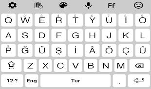 Turkish Language keyboard 202 Captura de tela 0