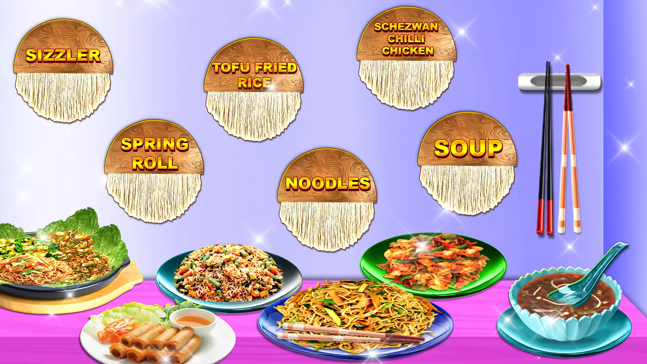 Lunar Chinese Food Maker Game Zrzut ekranu 1