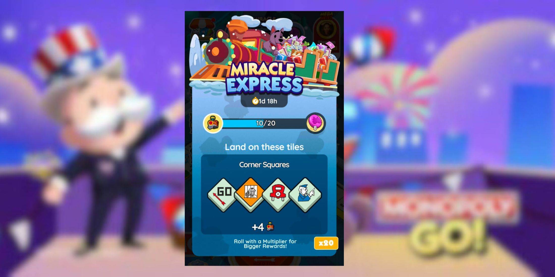 Monopoly Go: Miracle Express Rewards and Flestones