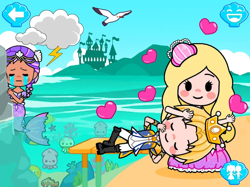 Mermaid Games: Princess Salon Screenshot 1