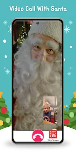 Facetime Santa Call Santa App Tangkapan skrin 0