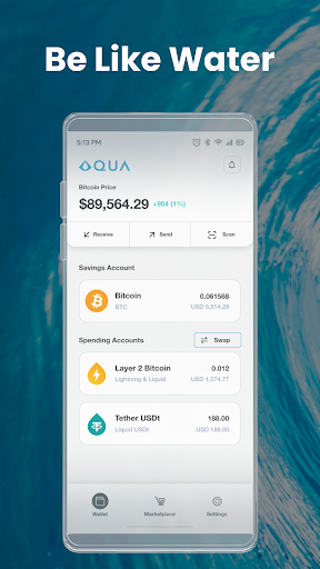 AQUA Wallet スクリーンショット 1