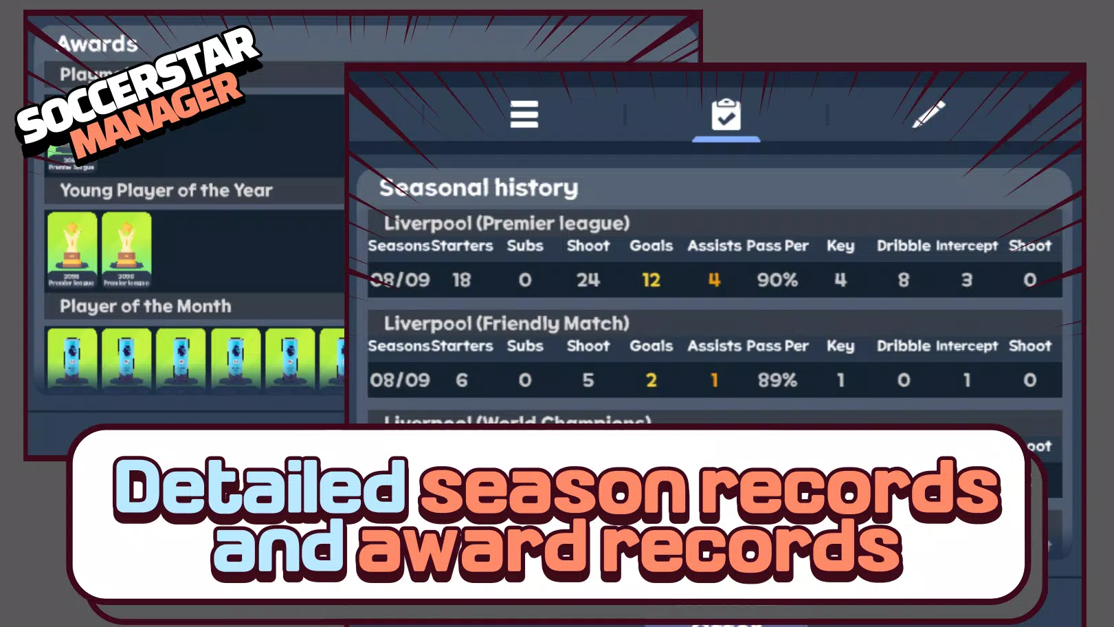 SSM LITE-Football Manager Game 螢幕截圖 2