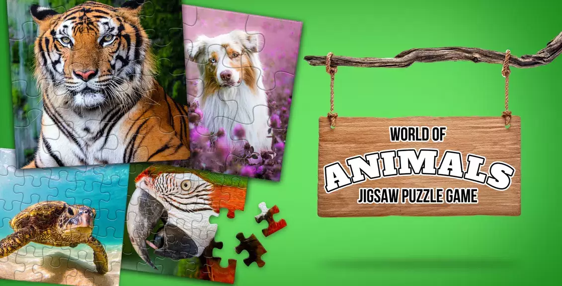 Animal puzzle games offline Tangkapan skrin 0