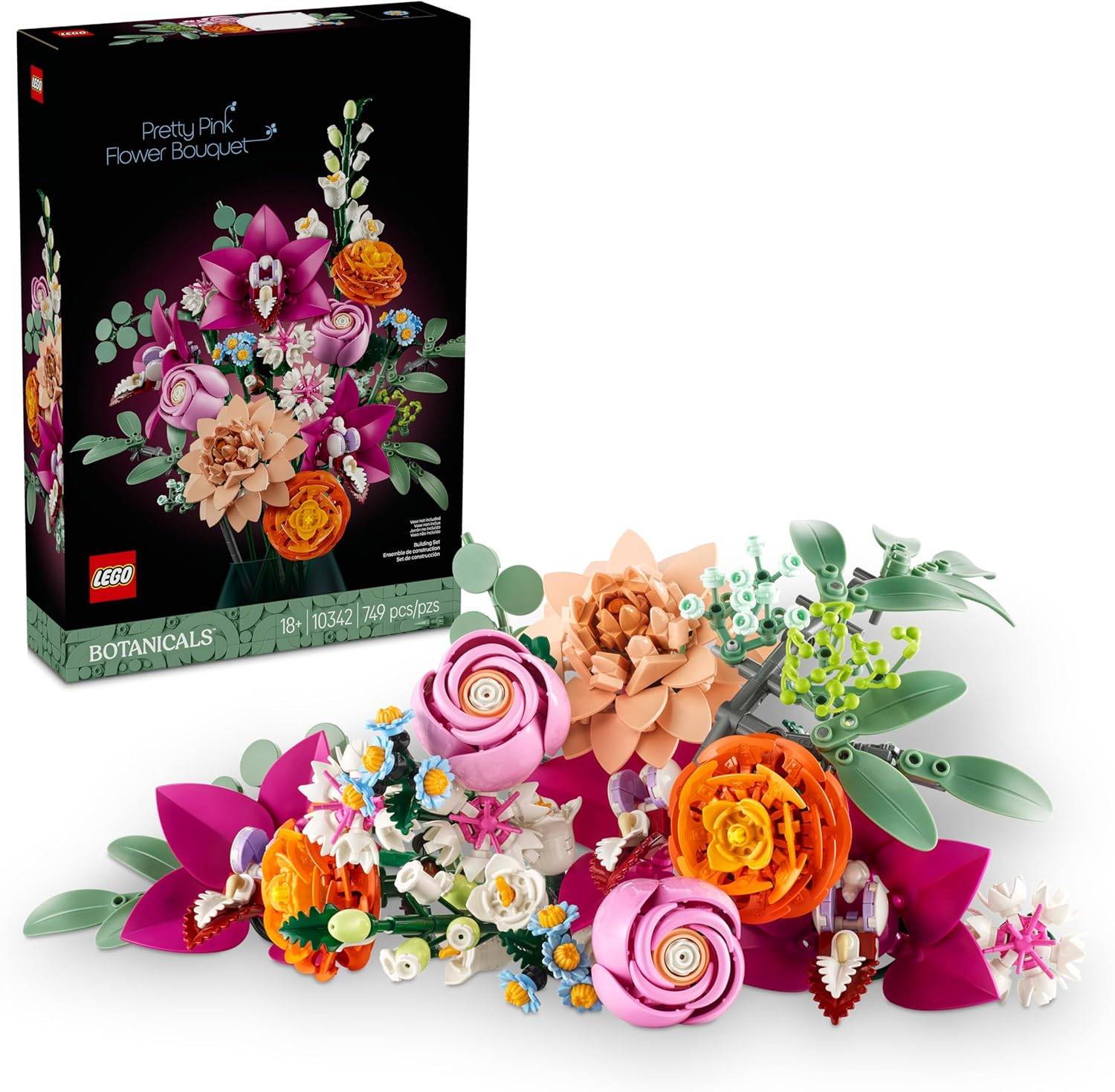 LEGO Pretty Pink Flower Bouquet: Ideal Valentine's Day Gift