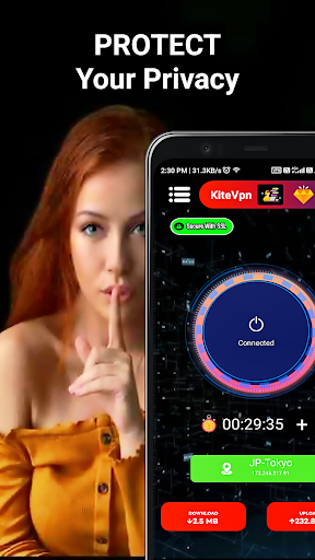 Kite Secure VPN: Proxy Master 스크린샷 1