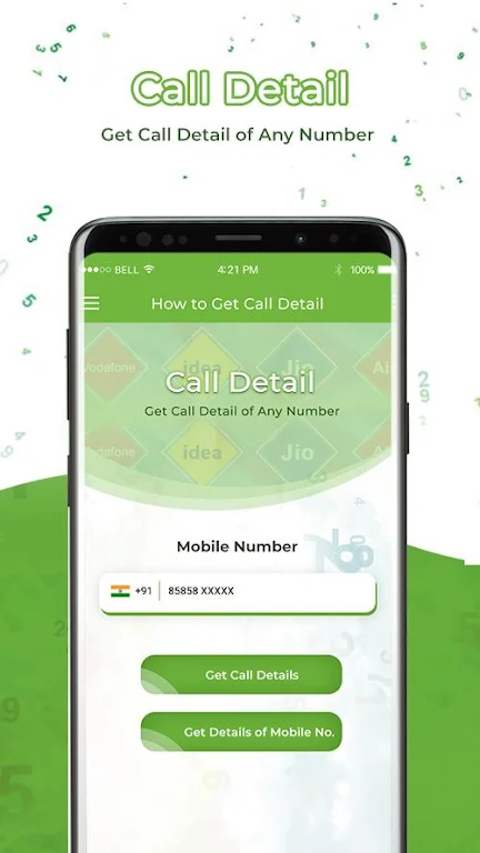 Any Number Call Detail App स्क्रीनशॉट 2