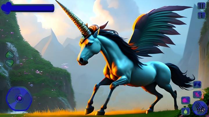 Magic Flying Unicorn Pony Game スクリーンショット 1