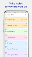 Notes - Color Notepad স্ক্রিনশট 0