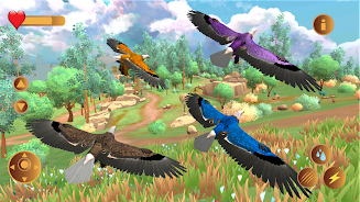 Eagle Simulator 3D Falcon Bird 螢幕截圖 1