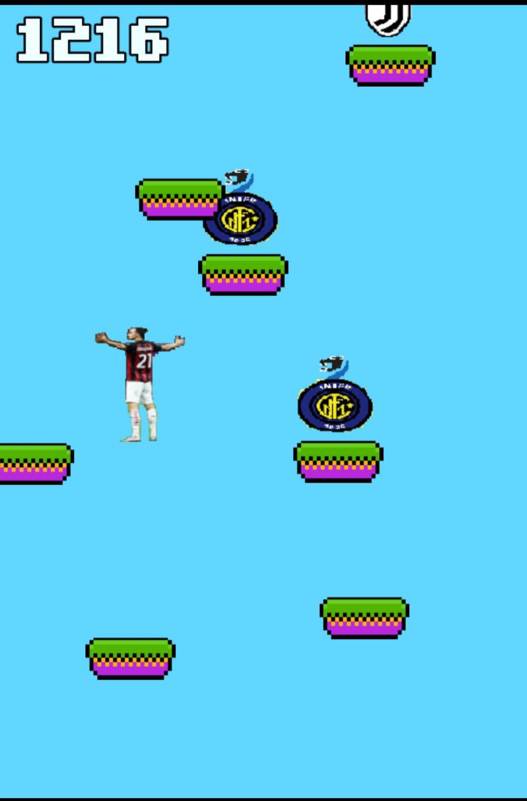 Doodle Zlatan Ibrahimovic Jump Screenshot 3