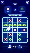 Tic Tac Toe Glow - Xs and Os Screenshot 1