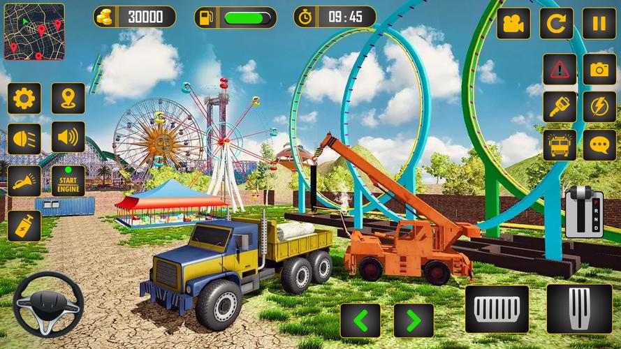 Roller Coaster Builder Game Screenshot 2