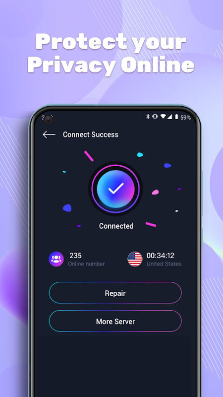 XMaster - Fast & Secure  VPN 螢幕截圖 1