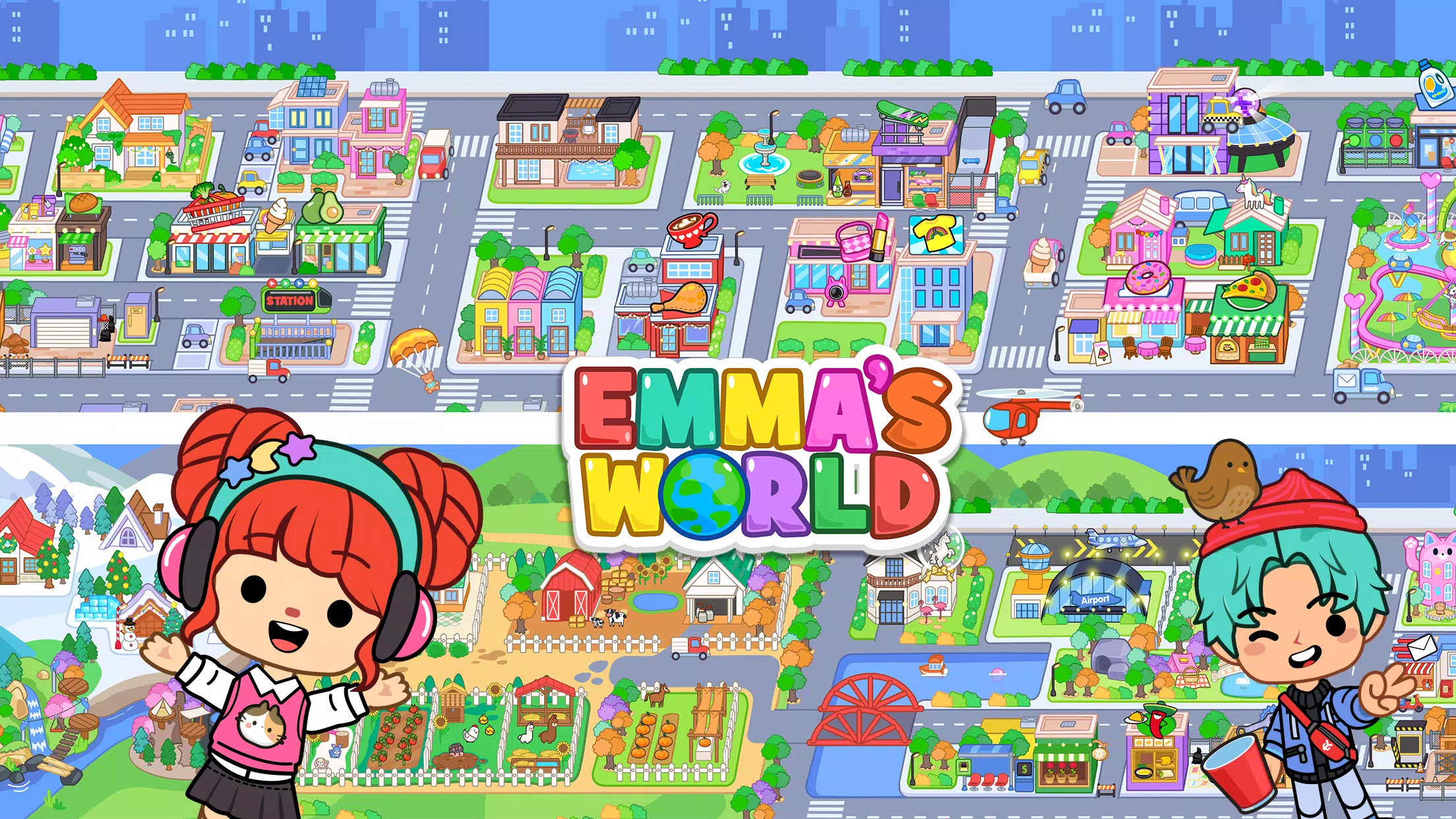 Emma's World - Town & Family Screenshot 1