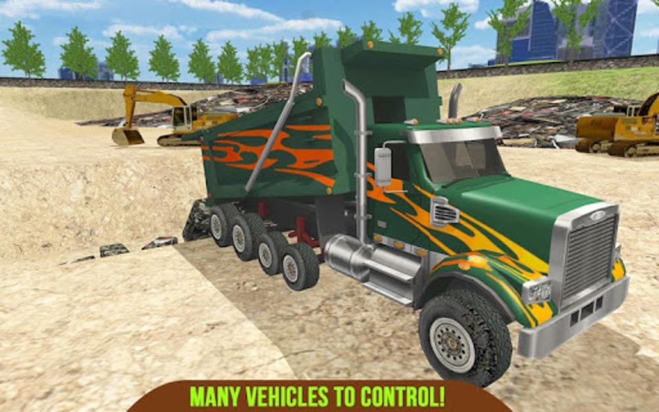 Garbage Truck Recycling SIM スクリーンショット 0