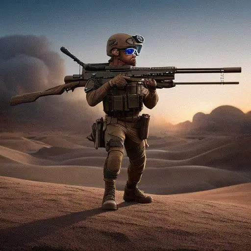 commando desert sniper shooter 스크린샷 0