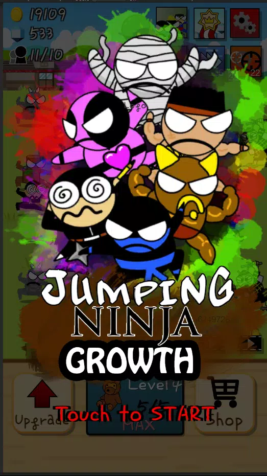 Ninja Growth - Brand new clicker game Mod Zrzut ekranu 2