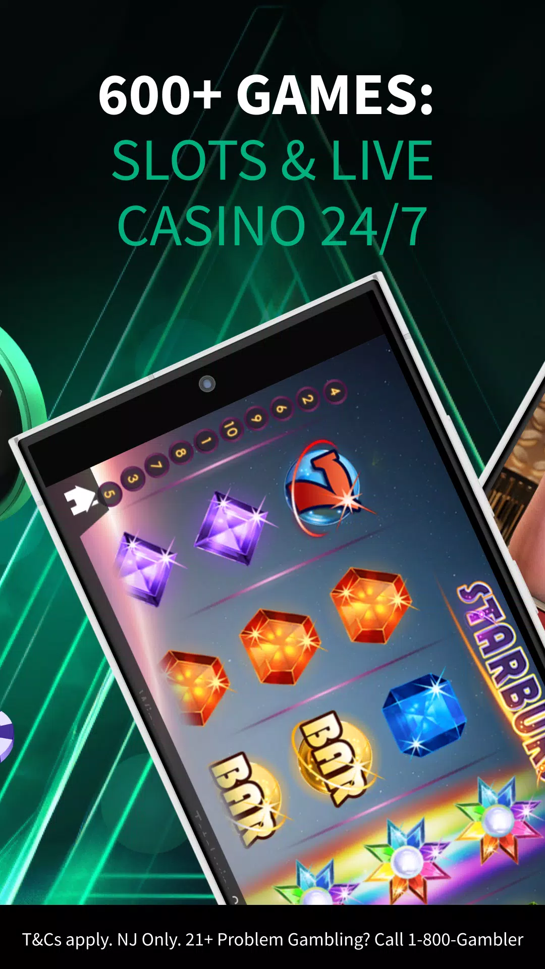 PlayStar Casino Real Money NJ Screenshot 1