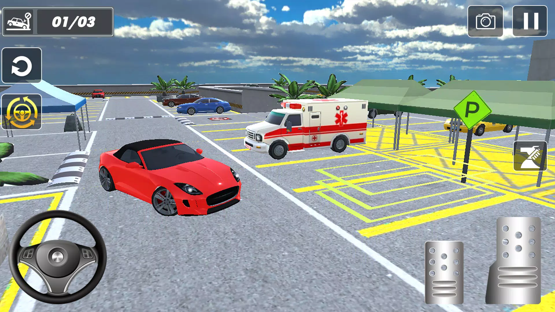 Car Parking 3D Simulation Game Captura de pantalla 0