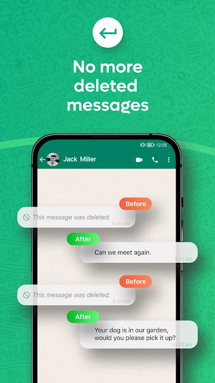 Weye: Recover Deleted Messages Screenshot 1