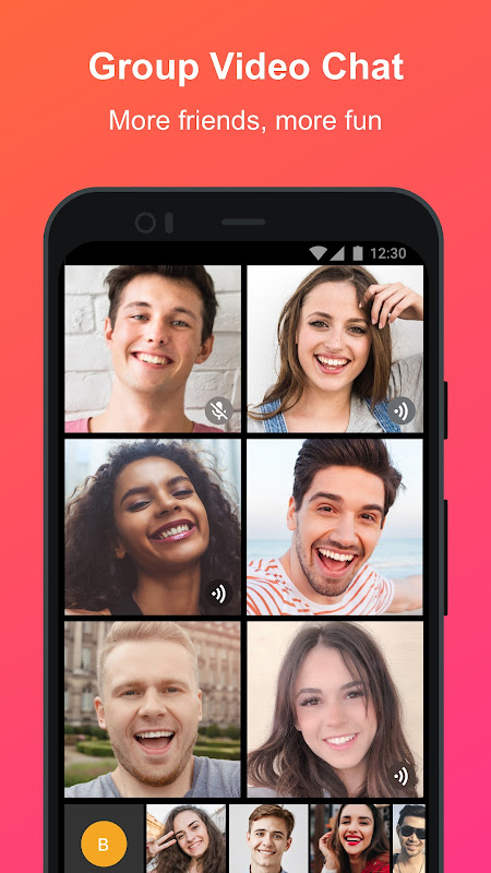 JusTalk - Video Chat & Calls Schermafbeelding 1