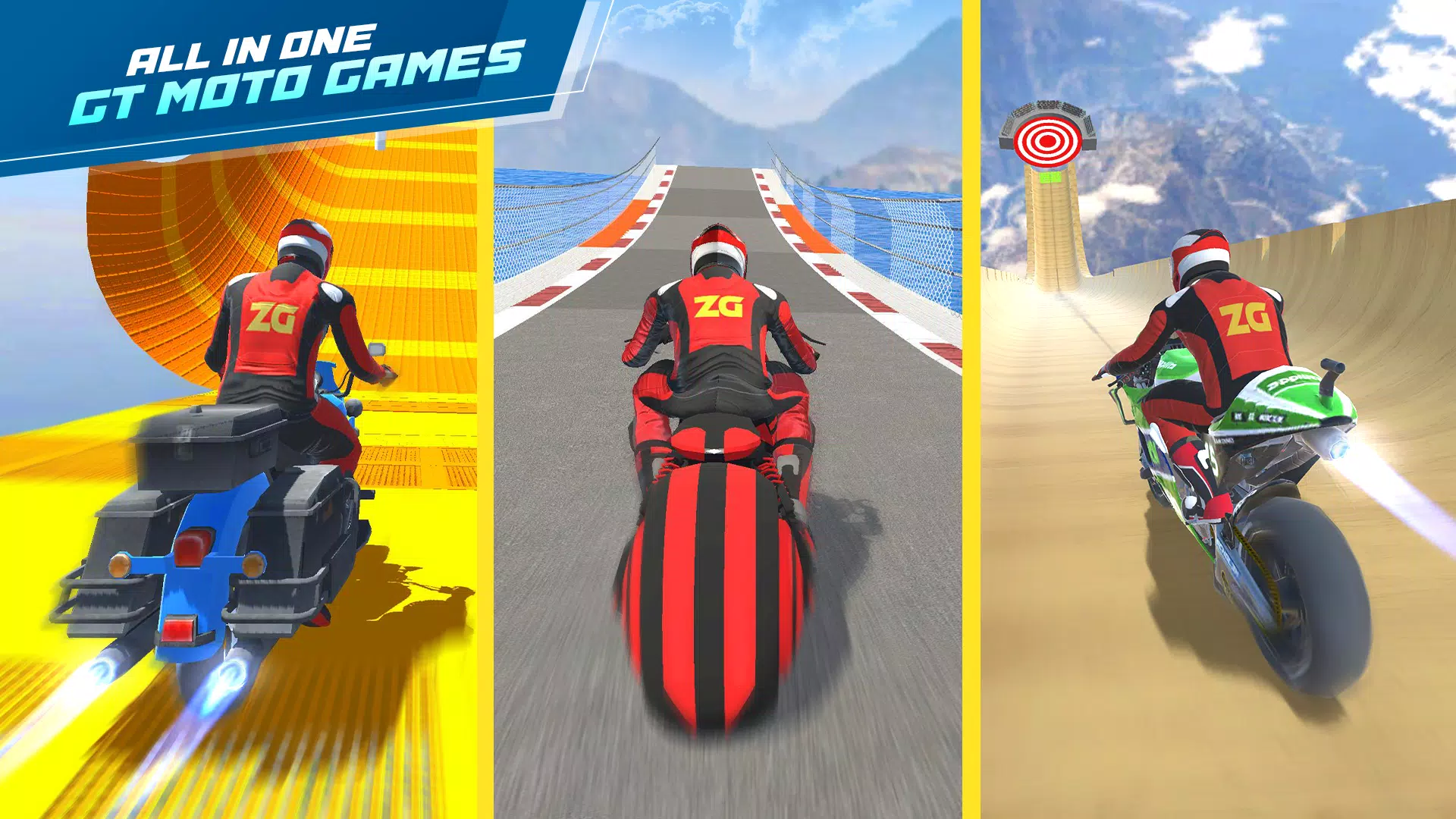 GT Moto Stunt 3D Screenshot 2