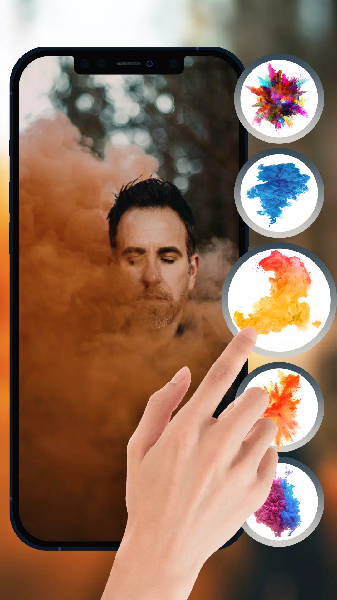 Smoke Filter Photo Editor 螢幕截圖 2