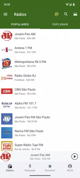 Rádio FM Brasil - FM Ao Vivo 螢幕截圖 0