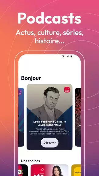 Radio France : radios, podcast Screenshot 2