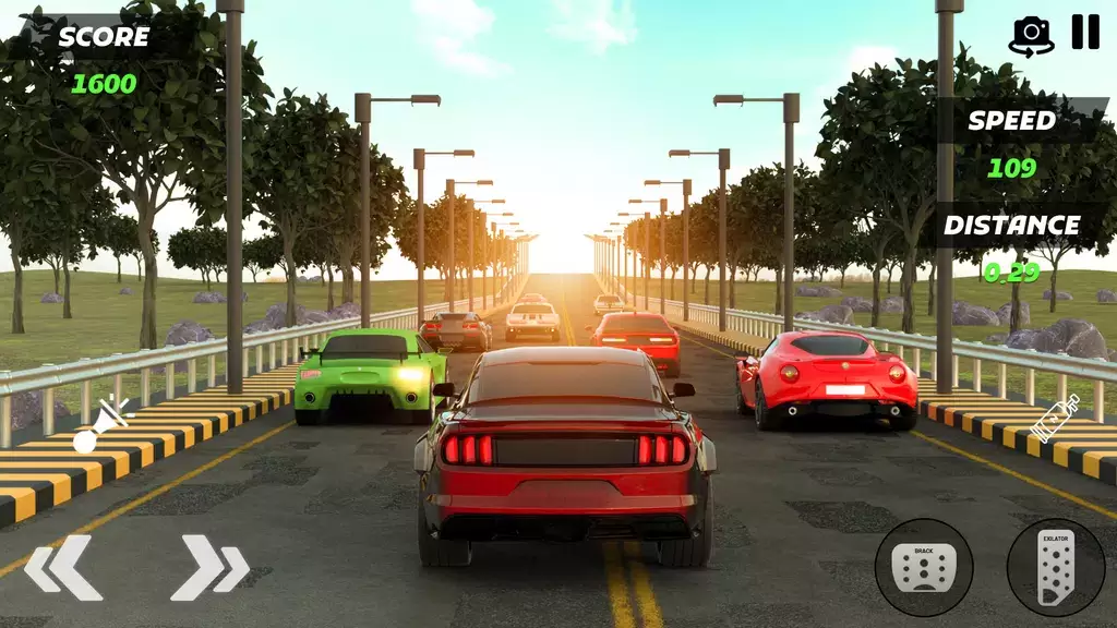 Turbo Traffic Car Racing Game Скриншот 3