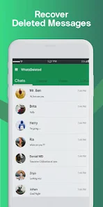 WhatsDelete:View Deleted Messages & X-Status saver スクリーンショット 0