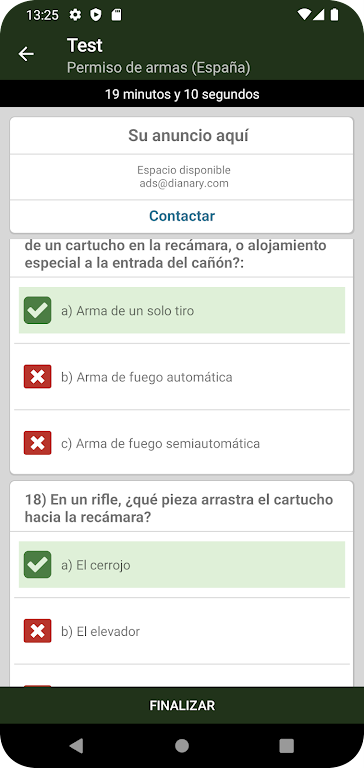 ExamenesCazador.com Screenshot 3