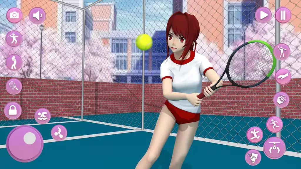 Anime School Girl Simulator 3D স্ক্রিনশট 1