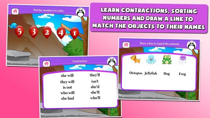 Panda 1st-Grade Learning Games Captura de tela 2