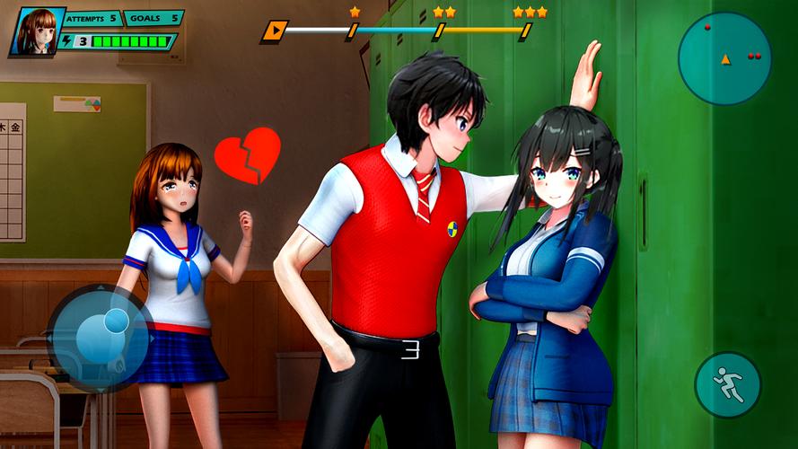 School Love Life: Anime Games स्क्रीनशॉट 3