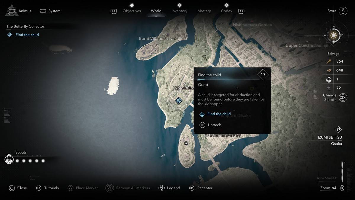 Como e onde encontrar todos os membros do colecionador de borboleta em Assassin's Creed Shadows MUMO