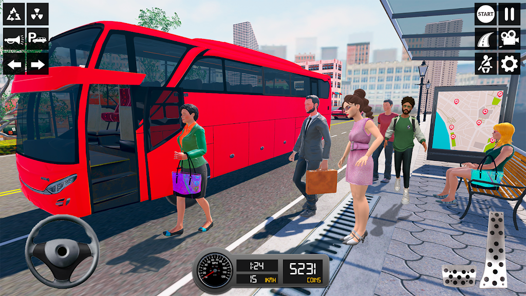 Driving Simulator 3d Bus Games 螢幕截圖 2