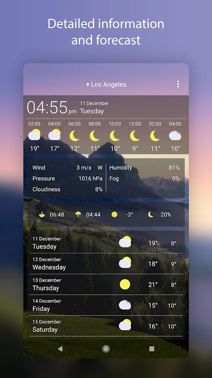 Weather Live Wallpapers Screenshot 1