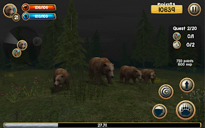 Wild Bear Simulator 3D Ảnh chụp màn hình 1